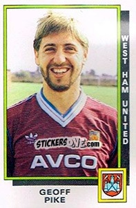 Sticker Geoff Pike - UK Football 1985-1986 n. 384 - Panini
