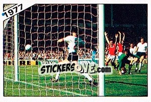 Sticker Lou Macari / Jimmy Greenhoff and  Phil Neal - UK Football 1985-1986 - Panini