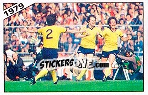 Sticker Alan Sunderland And David O'Leary - UK Football 1985-1986 - Panini