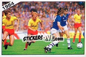Sticker Adrian Heath / Lee Sinnott And Les Taylor - UK Football 1985-1986 n. 400 - Panini