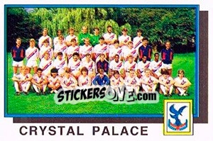 Sticker Crystal Palace Team - UK Football 1985-1986 - Panini