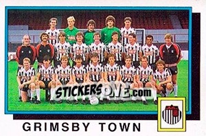 Figurina Grimsby Town Team - UK Football 1985-1986 - Panini