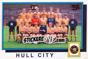 Figurina Hull City Team - UK Football 1985-1986 - Panini