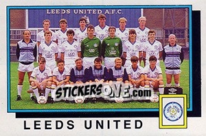 Sticker Leeds United Team - UK Football 1985-1986 n. 419 - Panini