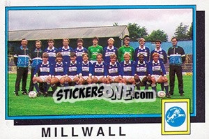 Figurina Millwall Team - UK Football 1985-1986 - Panini