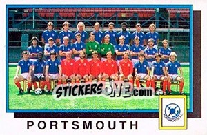 Figurina Portsmouth Team - UK Football 1985-1986 - Panini