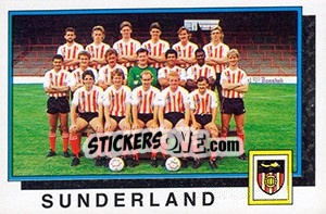 Cromo Sunderland Team - UK Football 1985-1986 - Panini