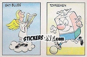 Sticker Coventry City / Everton - UK Football 1985-1986 n. 438 - Panini