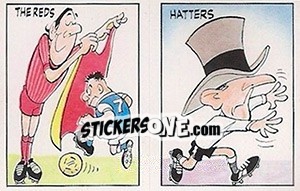 Sticker Liverpool / Luton Town - UK Football 1985-1986 n. 440 - Panini