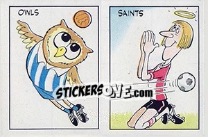 Sticker Sheffield Wednesday / Southampton - UK Football 1985-1986 n. 444 - Panini