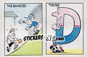 Sticker Clydebank / Dundee - UK Football 1985-1986 - Panini