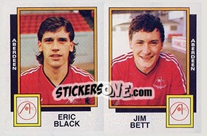 Sticker Eric Black / Jim Bett - UK Football 1985-1986 n. 461 - Panini