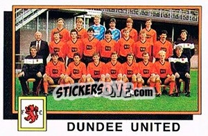 Sticker Team - UK Football 1985-1986 - Panini