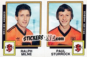 Sticker Ralph Milne / Paul Sturrock - UK Football 1985-1986 n. 497 - Panini