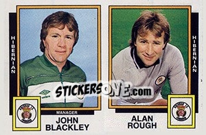 Sticker John Blackley / Alan Rough - UK Football 1985-1986 n. 509 - Panini