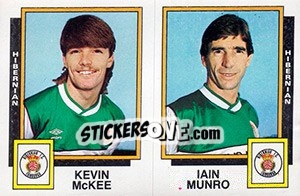 Sticker Kevin McKee / Iain Munro - UK Football 1985-1986 n. 512 - Panini