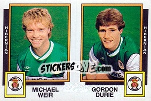 Sticker Michael Weir / Gordon Durie - UK Football 1985-1986 n. 513 - Panini