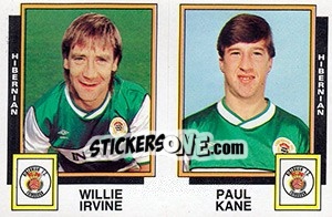 Sticker Willie Irvine / Paul Kane - UK Football 1985-1986 n. 514 - Panini