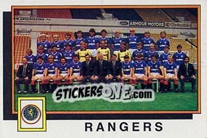 Figurina Team - UK Football 1985-1986 - Panini