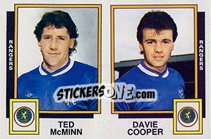 Sticker Ted McMinn / Davie Cooper - UK Football 1985-1986 n. 532 - Panini