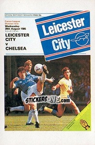 Cromo Leicester City - UK Football 1985-1986 - Panini