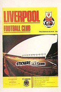 Sticker Liverpool - UK Football 1985-1986 - Panini