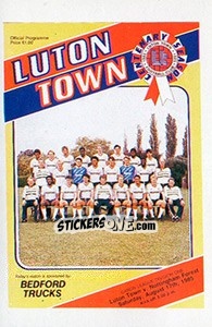 Figurina Luton Town - UK Football 1985-1986 - Panini