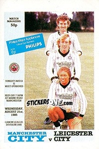 Sticker Manchester City - UK Football 1985-1986 - Panini
