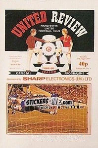 Sticker Manchester United - UK Football 1985-1986 n. 554 - Panini