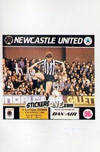 Cromo Newcastle United - UK Football 1985-1986 - Panini