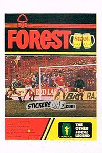 Figurina Nottingham Forest - UK Football 1985-1986 - Panini