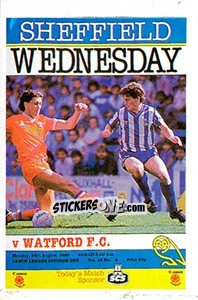 Figurina Sheffield Wednesday - UK Football 1985-1986 - Panini