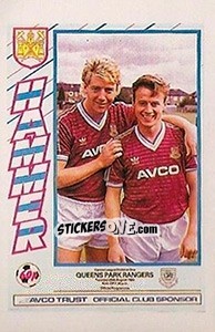 Cromo West Ham United - UK Football 1985-1986 - Panini