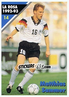 Figurina Matthias Sammer - Inter Milan 1992-1993 - Masters Cards