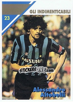 Sticker Alessandro Altobelli - Inter Milan 1992-1993 - Masters Cards