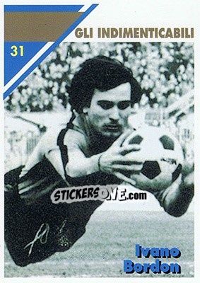 Sticker Ivano Bordon - Inter Milan 1992-1993 - Masters Cards