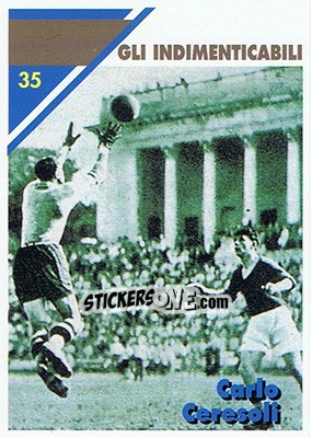 Sticker Carlo Ceresoli - Inter Milan 1992-1993 - Masters Cards