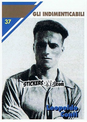 Sticker Leopoldo Conti - Inter Milan 1992-1993 n. 37 - Masters Cards