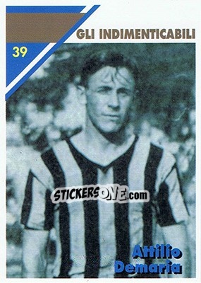 Sticker Attilio Demaria - Inter Milan 1992-1993 n. 39 - Masters Cards