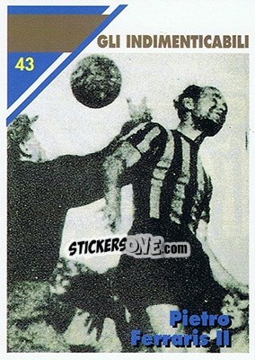 Cromo Pietro Ferraris II - Inter Milan 1992-1993 - Masters Cards