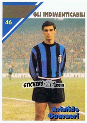 Sticker Aristide Guarneri - Inter Milan 1992-1993 - Masters Cards