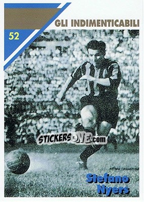 Sticker Stefano Nyers - Inter Milan 1992-1993 - Masters Cards