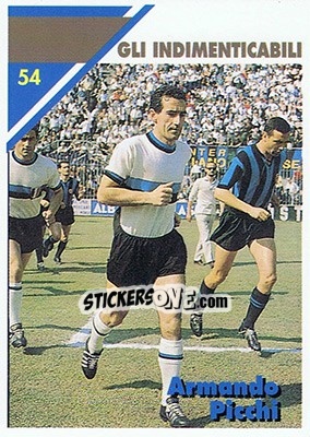 Figurina Armando Picchi - Inter Milan 1992-1993 - Masters Cards