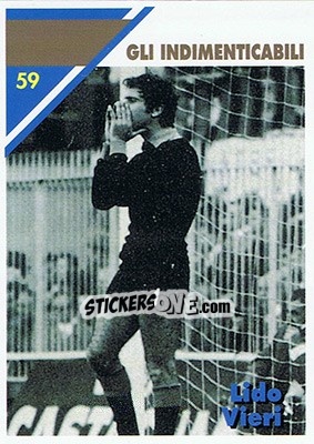 Sticker Lido Vieri - Inter Milan 1992-1993 n. 59 - Masters Cards