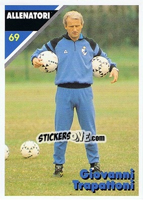 Sticker Giovanni Trapattoni - Inter Milan 1992-1993 - Masters Cards