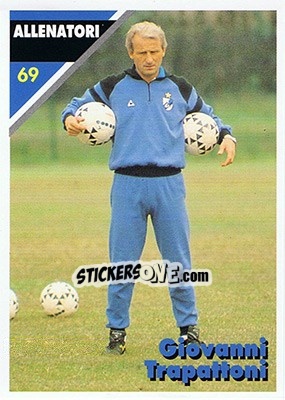 Sticker Giovanni Trapattoni - Inter Milan 1992-1993 n. 69 - Masters Cards