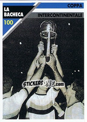 Sticker Coppa intercontinentale - Inter Milan 1992-1993 n. 100 - Masters Cards