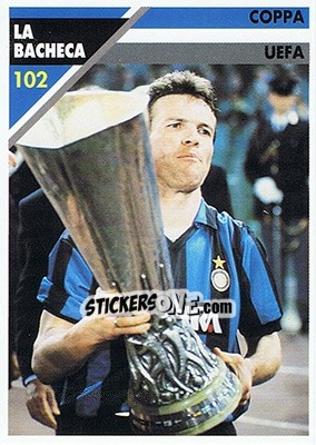 Sticker Coppa UEFA - Inter Milan 1992-1993 - Masters Cards