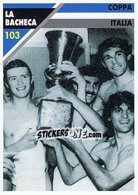 Sticker Coppa Italia - Inter Milan 1992-1993 - Masters Cards