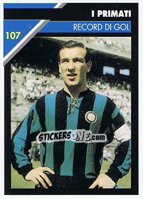Sticker Record di gol - Inter Milan 1992-1993 - Masters Cards